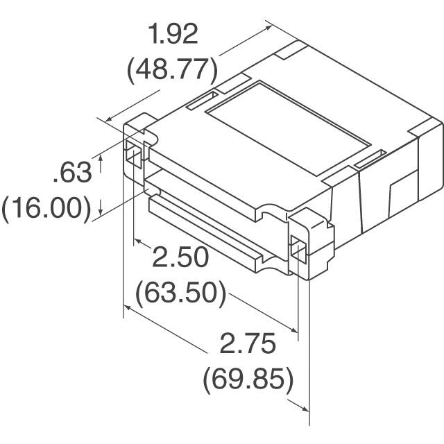 983-037-010R031 NorComp Inc.  Capots de connecteurs D-Sub en forme de D